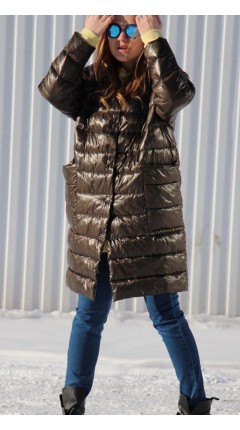 Lightweight raincoat down jacket