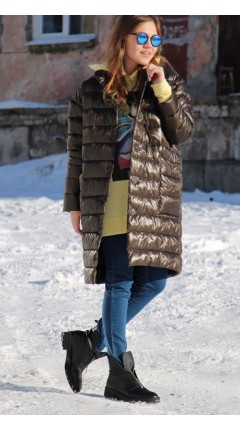 Lightweight raincoat down jacket