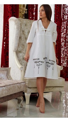 Dress with embroidery